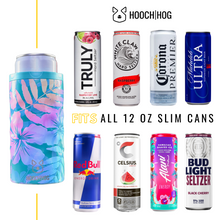 Load image into Gallery viewer, The Skinny Can Cooler [Blue Floral]